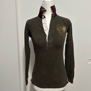 Rugby Ralph Lauren: Elegant Dark Grey Women's Top